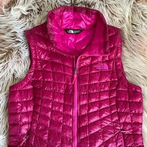 The North Face ThermoBall Pink Puffer Vest
